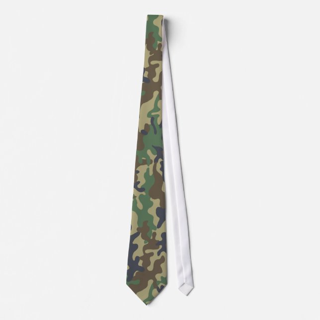 Corbata Patrón de camuflaje militar (Anverso)