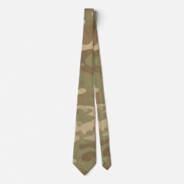 Corbata Patrón de camuflaje militar del desierto