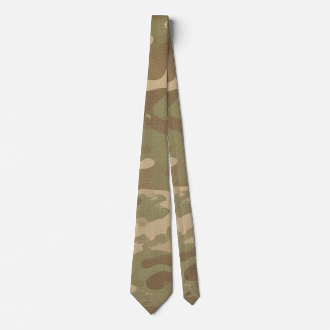 Corbata Patrón de camuflaje militar del desierto (Anverso)