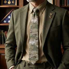 Corbata Patrón de Camuflaje Táctico