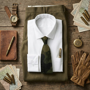 Corbata Patrón de camuflaje táctico fantasma de la selva