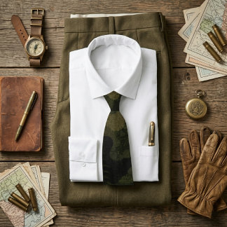Corbata Patrón de camuflaje táctico fantasma de la selva