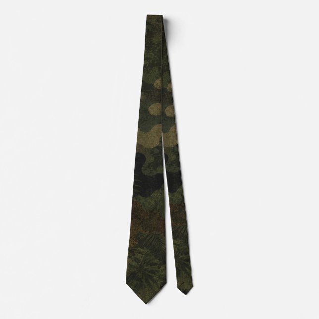 Corbata Patrón de camuflaje táctico fantasma de la selva (Anverso)