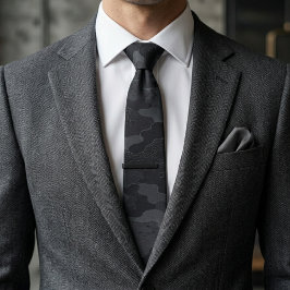 Corbata Patrón de Camuflaje Táctico Fantasma Urbano