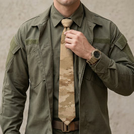 Corbata Patrón de camuflaje táctico Tormenta del Desierto