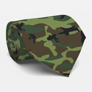 Corbata Patrón de camuflaje verde, patrón militar, ejércit