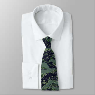 Corbata Patrón de camuflaje verde tigerstripe