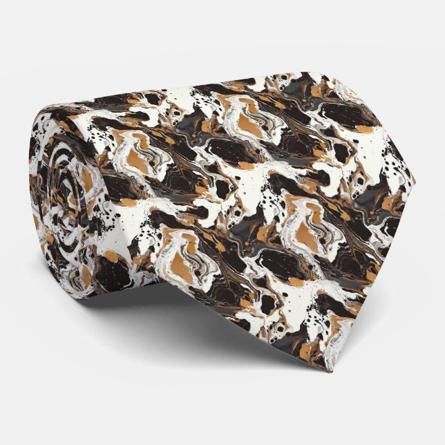 Corbata Patrón de caparazón de tortuga lindo (Enrollado)