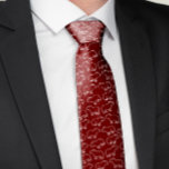 Corbata Patrón de capibara<br><div class="desc">Canto divertido del cuello del capibara - Mantén tu ropa de cuello rara, de la mejor manera posible. Esta corbata burdeos de capibara presenta un minimalista patrón de arte de línea blanca del animal chill favorito de internet. Es la mezcla perfecta de inteligente y elegante, lo que lo convierte en...</div>