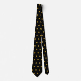 Corbata Patrón de capitán profesional negro