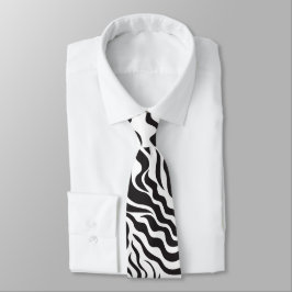 Corbata Patrón de cebra