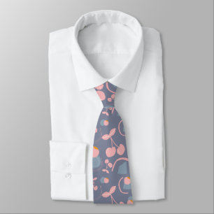 Corbata Patrón de cerezas