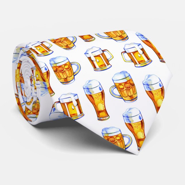 Corbata patrón de cerveza de baldosas frescas (Enrollado)