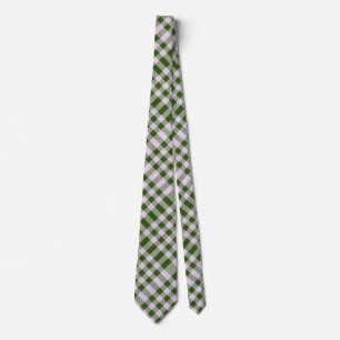 Corbata Patrón de cheques 08 Green BG