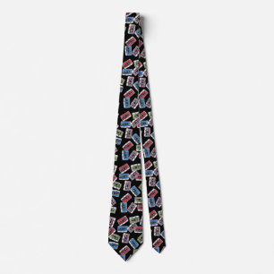 Corbata Patrón de cintas de casete
