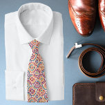 Corbata Patrón de Círculo Geométrico Moderno y Colorido<br><div class="desc">El cordón del cuello del patrón de circulo geométrico moderno colorido presenta un elegante y elegante patrón colorido moderno en colores otoñales. Perfecto para bodas,  padrinos,  Día del Padre,  regalo de cumpleaños para papá o abuelo y más. Diseñado por ©Evco Studio www.zazzle.com/store/evcostudio</div>