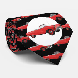 Corbata Patrón de coche de Red Hotrod 1950