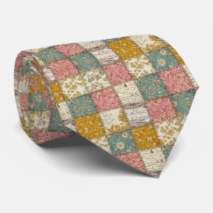 Corbata Patrón de Colcha de Rosa Shabby Chic