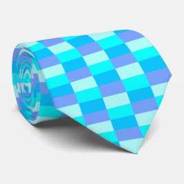 Corbata Patrón de color azul neón