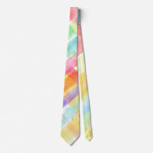 Corbata Patrón de color de agua sin foco por almacenador