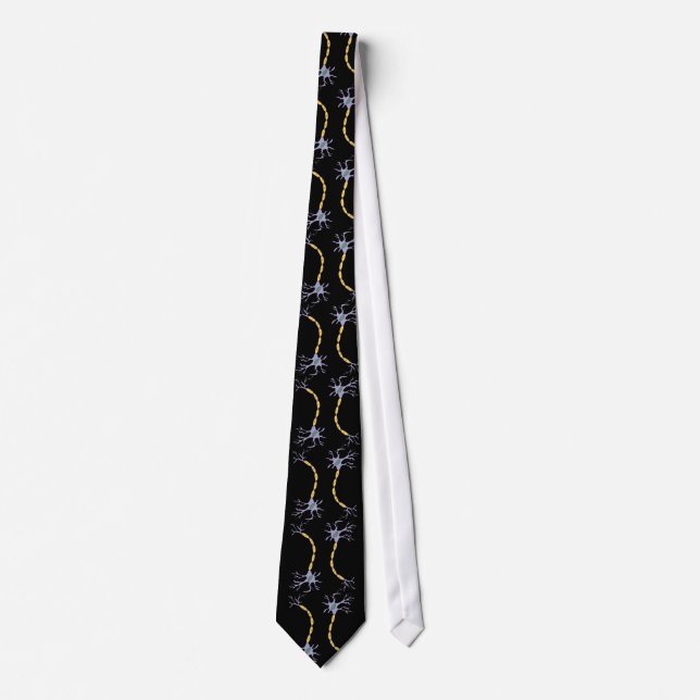 Corbata patrón de conexión neuronal (Anverso)