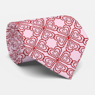 Corbata Patrón de corazón de amor