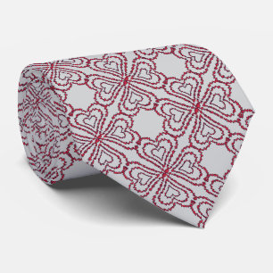Corbata Patrón de corazón de amor