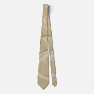 Corbata Patrón de corazón dorado