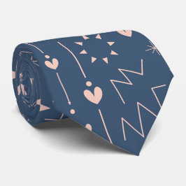 Corbata Patrón de Corazón Mágico
