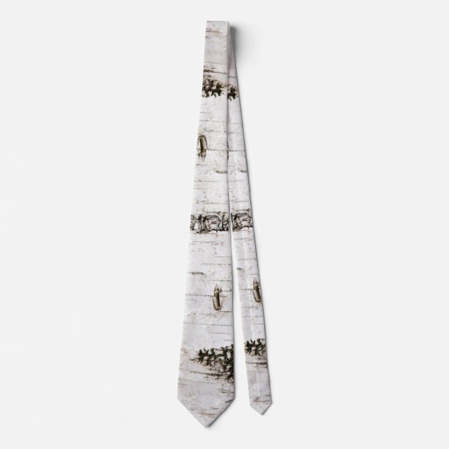 Corbata patrón de corteza de abedul (Anverso)