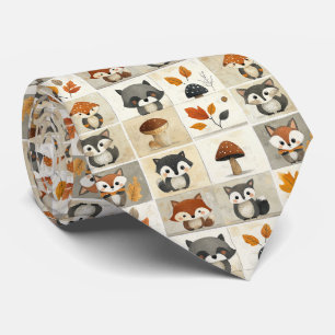 Corbata Patrón de cristales de bosque de poca monta: anima