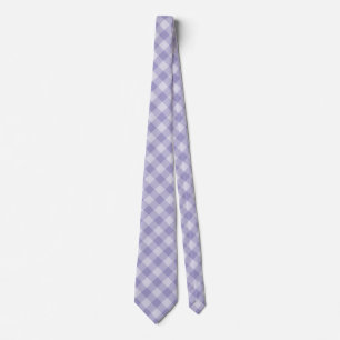 Corbata Patrón de cuadros púrpura