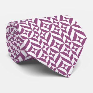 Corbata Patrón de cubo geométrico de decúbito de uva cálid