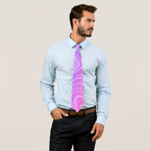 Corbata Patrón de curvatura de color rosa púrpura magenta