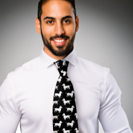 Corbata Patrón de Dachshund Perro de punción negra