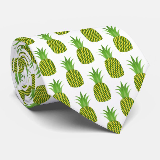 Corbata Patrón de 🍍 de piña (Enrollado)