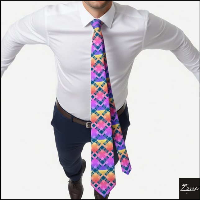 Corbata patrón de diamante 2 empate (Subido por el creador)