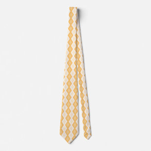 Corbata Patrón de diamante amarillo