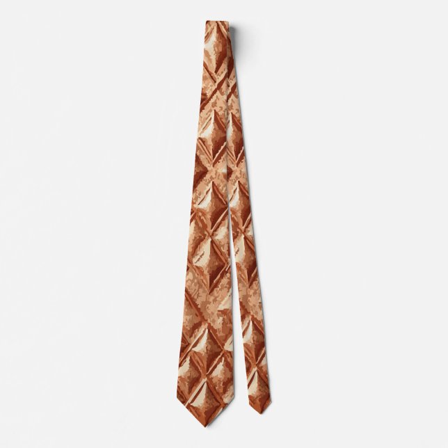 Corbata Patrón de diamante de bronce (Anverso)