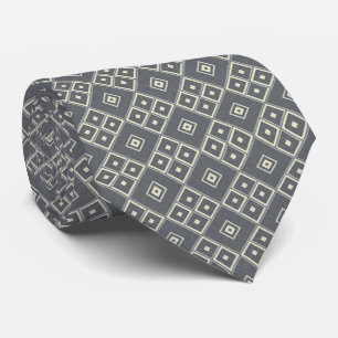 Corbata Patrón de diamante geométrico moderno