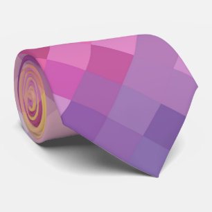 Corbata Patrón de diamante geométrico moderno colorido #13