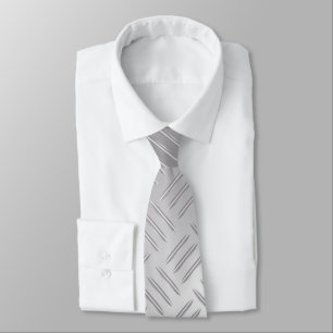 Corbata patrón de diamante metalizado