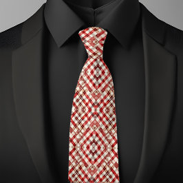 Corbata Patrón de diamantes de vacaciones