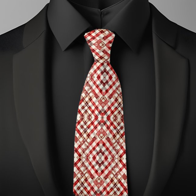 Corbata Patrón de diamantes de vacaciones (Subido por el creador)