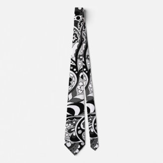 Corbata Patrón de dibujo de flujo infinito de onda creativ