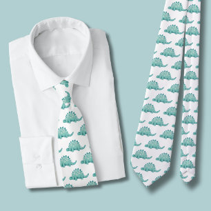 Corbata Patrón de dinosaurio Stegosaurus