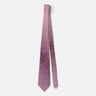 Corbata Patrón de disco 02.BG rosa gris