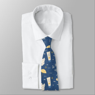 Corbata Patrón de esenciales de playa de verano (5)
