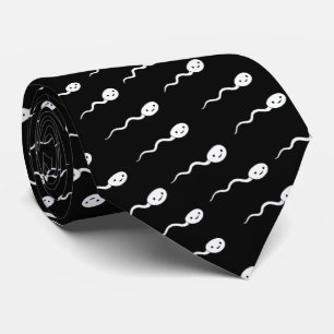 Corbata Patrón de esperma sonriente lindo