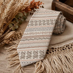 Corbata Patrón de estilo boho